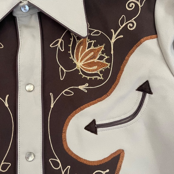 H Bar C California Ranchwear Vintage Embroidered Western Shirt Purchased at RRL - Picture 3 of 9